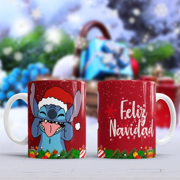 Tazas  de Navidad : Stich