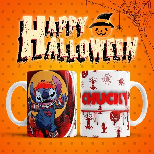 Tazas  de Hallowen : Stich